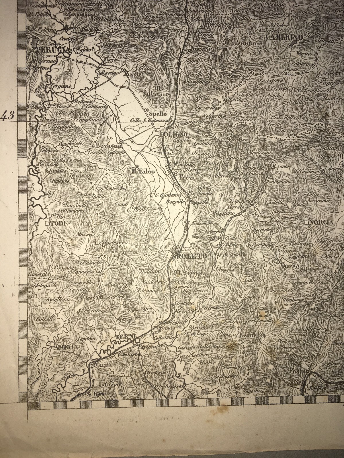 Antica Cartografia Delle Marche: Ancona, Pesaro, Macerata, Fermo, Ascoli Piceno, Urbino XIX Secolo