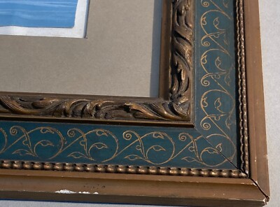 Arte Antica, Veduta Napoletana Del Golfo Di Napoli Con Vesuvio, Opera Originale A Tempera