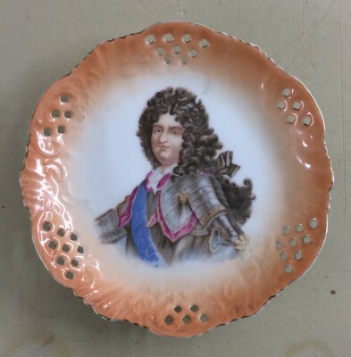 Nobiltà Francese   Militaria   Araldica   Re Luigi XIV   Porcellana Da Collezione