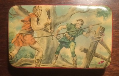Dolciaria: Caramelle, Bonbons, Banditismo. De Coster, Torino. Scatola Pubblicitaria