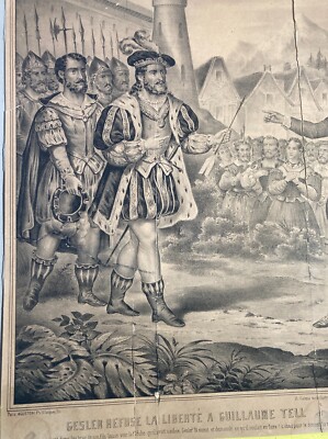 Guglielmo Tell, Gessler: Antica Litografia, Agustoni, Galeppi, Litografia Vayron, Parigi, '800