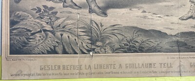 Guglielmo Tell, Gessler: Antica Litografia, Agustoni, Galeppi, Litografia Vayron, Parigi, '800