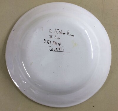 Abruzzo, Castelli. Ceramica Figurata Con Ritratto Artistico, Opera Di Egidio Rosa. XX Secolo