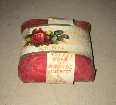 Profumeria   Saponetta Profumata   Savon De Toilette   Rote Rose   Puhls