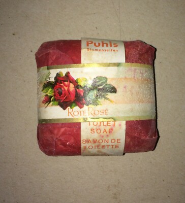 Profumeria   Saponetta Profumata   Savon De Toilette   Rote Rose   Puhls