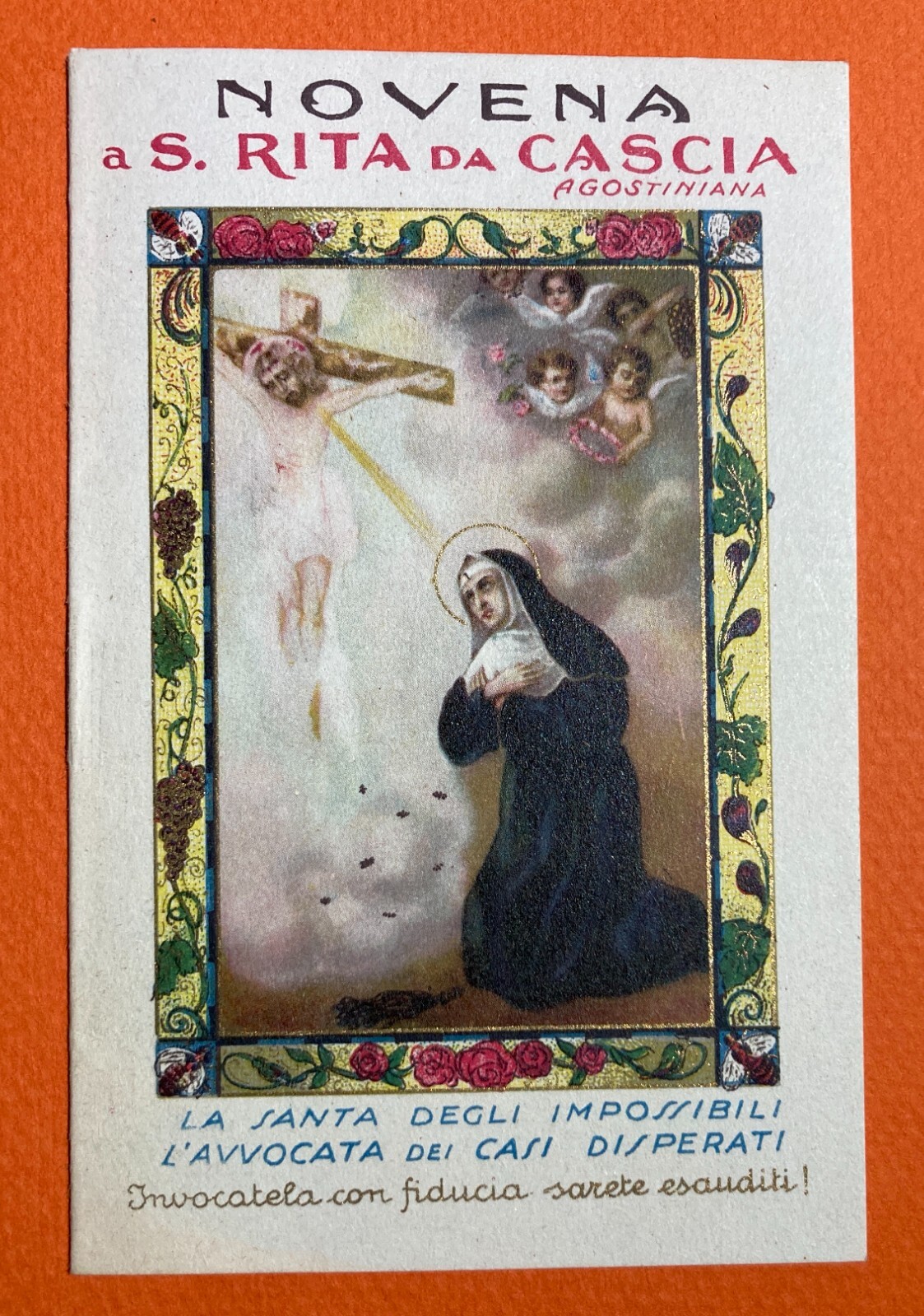 Santa Rita Da Cascia: Novena E Opuscolo Pubblicitario Devozionale
