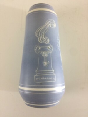 Artistico Vaso In Ceramica: Soggetto Classico Mitologico, Virgilio Carraresi