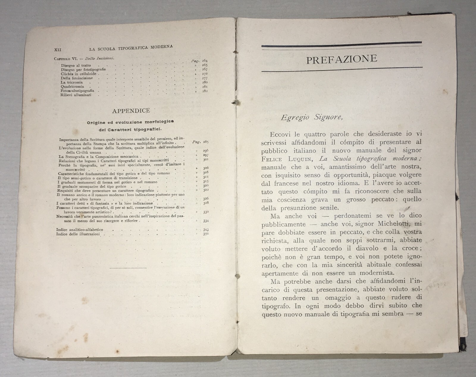 Tipografia, Tecnica Di Stampa, Libri, Editoria, Legatura. Luquin, Dalmazzo, 1907