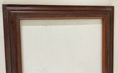Cornice Antica In Legno Con Fascia Modellata E Stilizzata