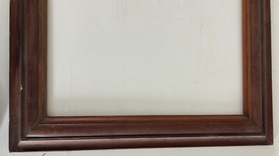 Cornice Antica In Legno Con Fascia Modellata E Stilizzata