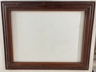 Cornice Antica In Legno Con Fascia Modellata E Stilizzata