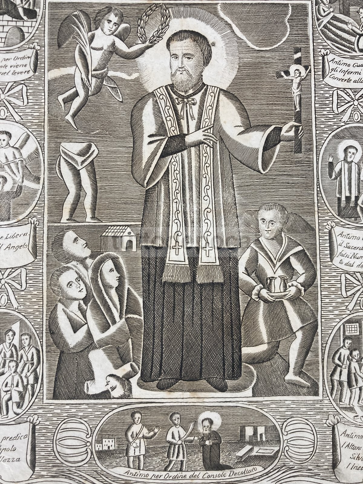 Stampa Popolare Devozionale: Agiografia Di Sant'Antimo, Miracoli E Martirio