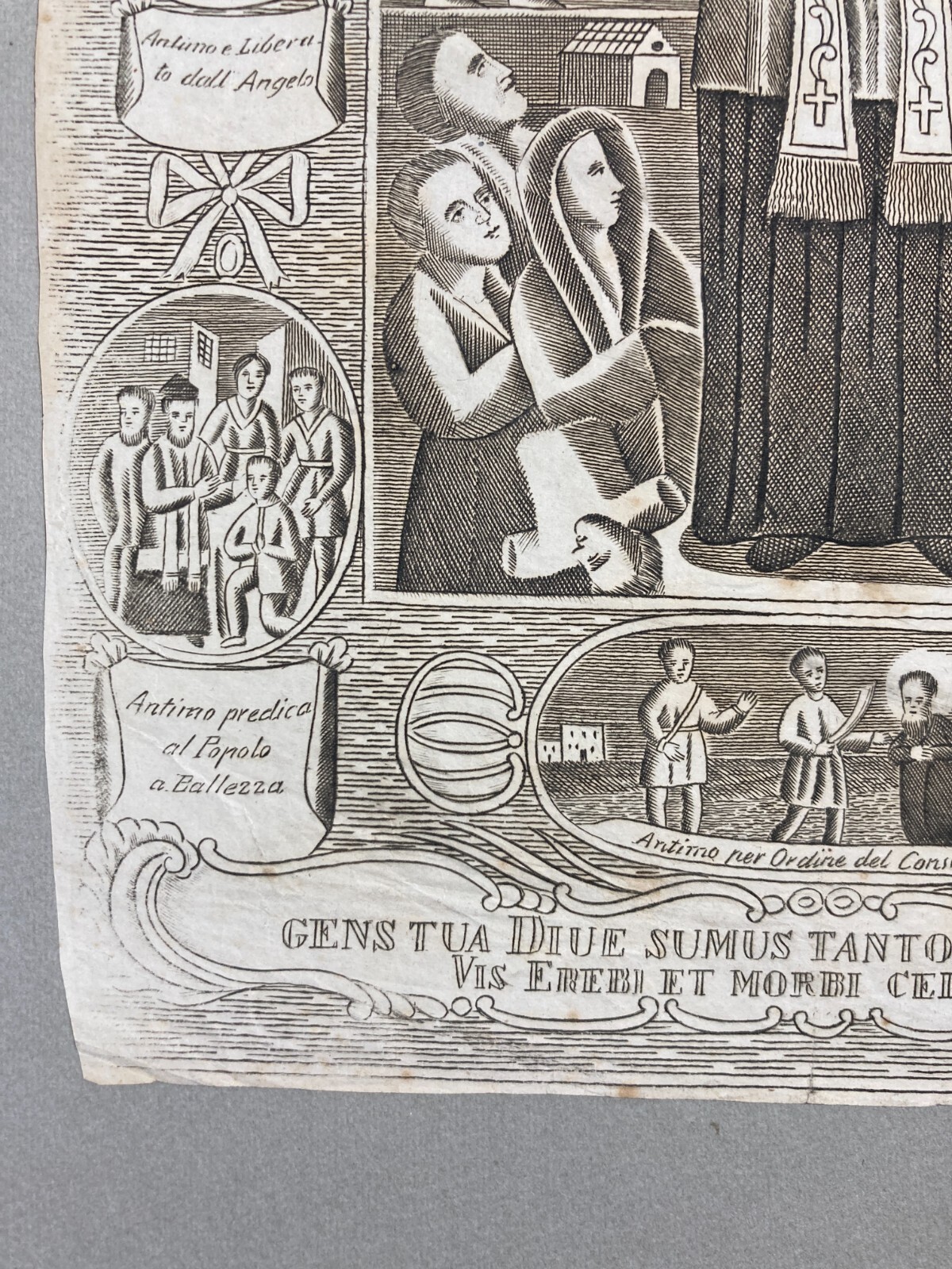 Stampa Popolare Devozionale: Agiografia Di Sant'Antimo, Miracoli E Martirio