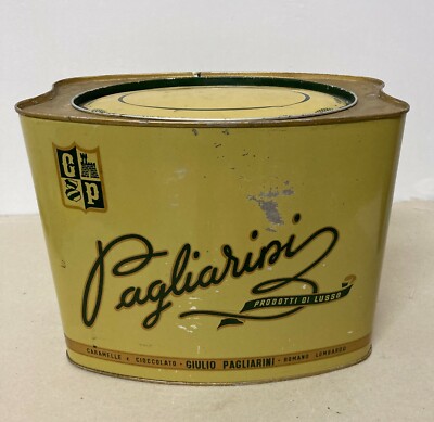 Dolciaria, Caramelle, Cioccolato: Romano Lombardo, Pagliarini. Scatola Pubblicitaria