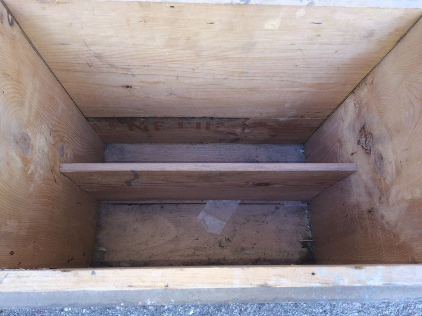 Mobiletto Cassetta In Legno Per Lastre Fotografiche, Militaria O Attrezzatura Tecnica