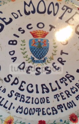 Dolciaria, Biscotti, Dessert, Cialde. Decorativa Pubblicitaria: Toscana, Bargilli. Rara.
