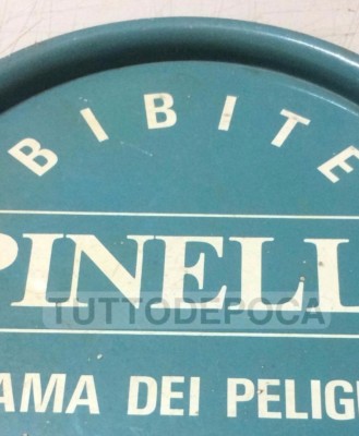 Abruzzo   Inusuale Vassoio Pubblicitario Per Bibite Pinelli   Pelliconi Bologna