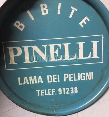 Abruzzo   Inusuale Vassoio Pubblicitario Per Bibite Pinelli   Pelliconi Bologna