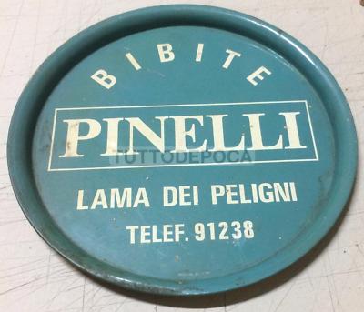 Abruzzo   Inusuale Vassoio Pubblicitario Per Bibite Pinelli   Pelliconi Bologna
