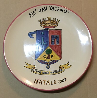 Marche: Araldica E Ceramica Commemorativa Da Collezione (Ascoli Piceno, Cordivani)