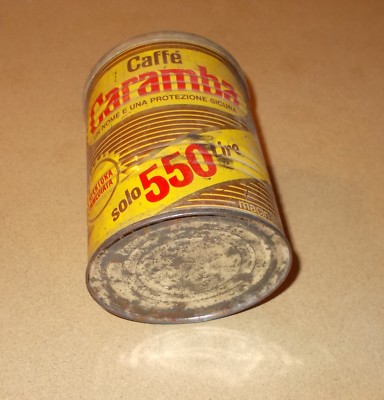 Caffè Caramba   Vecchia Scatola Pubblicitaria Da Collezione