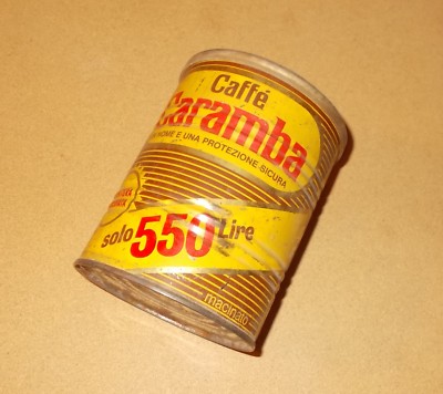 Caffè Caramba   Vecchia Scatola Pubblicitaria Da Collezione