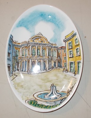 Sicilia, Catania: Teatro Bellini Decorativa Ceramica Artistica Pubblicitaria Firmata