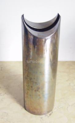 Vaso Modernariato Di Lino Sabattini In Metallo Argentato, 1957