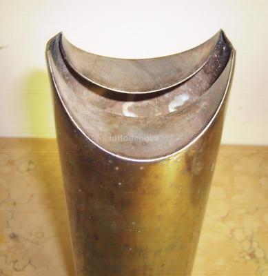 Vaso Modernariato Di Lino Sabattini In Metallo Argentato, 1957