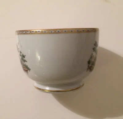 Richard Ginori: Porcelain Bowl with Bucolic and Agrarian Scenes