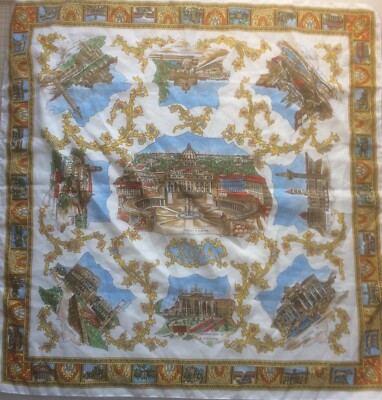 Fazzoletto Souvenir Di Roma E Del Vaticano