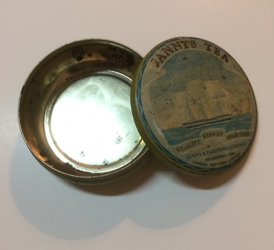 Marineria, Navigazione, Antico Veliero: Astuccio Pubblicitario Janny'S Tea