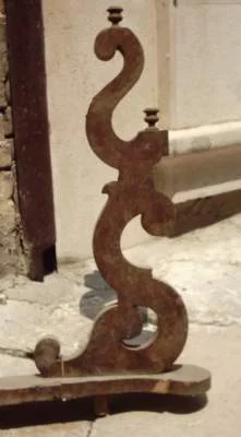 Antico Supporto per Specchiera, Toilette o Consolle