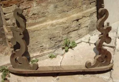 Antico Supporto per Specchiera, Toilette o Consolle
