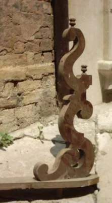 Antico Supporto per Specchiera, Toilette o Consolle
