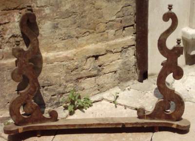 Antico Supporto Per Specchiera, Toilette O Consolle