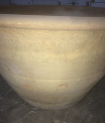 Vasca Decorativa In Terracotta (catino Meridionale)