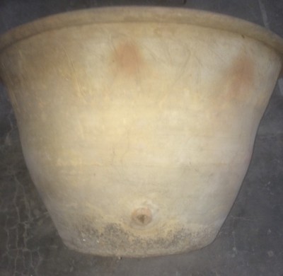 Vasca Decorativa In Terracotta (catino Meridionale)
