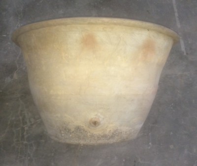 Vasca Decorativa In Terracotta (catino Meridionale)
