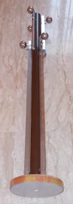 Modernariato: Piantana Porta Abiti Decorativa In Metallo Laccato E Cromato