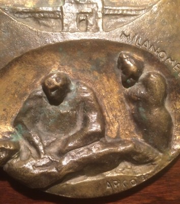 Placca In Rilievo Per Il Congresso Di Medicina Di Milano (1987)   Scultura Decorativa