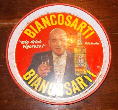 Distillazione, Liquori, Drink Biancosarti, Cinema, Attori Celebri, Savalas, Pubblicità