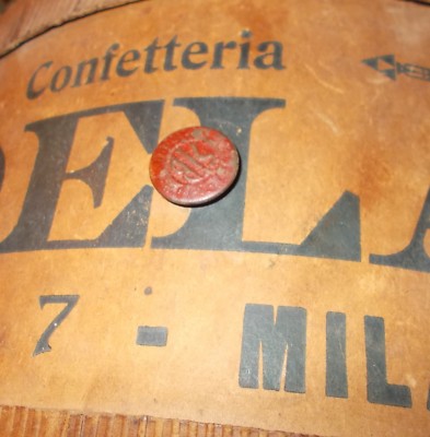 Dolciaria, Pasticceria, Confetteria: Antica Scatola Pubblicitaria   Milano   Rarità