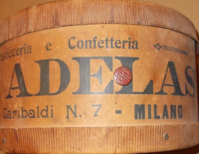 Dolciaria, Pasticceria, Confetteria: Antica Scatola Pubblicitaria   Milano   Rarità