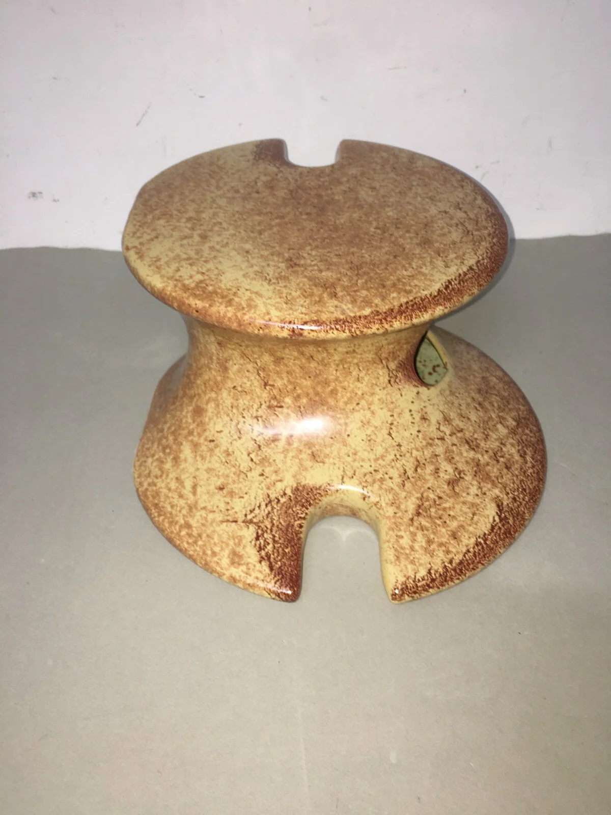 Futurist-Style Ceramic Vase Attributed to Bertoncello