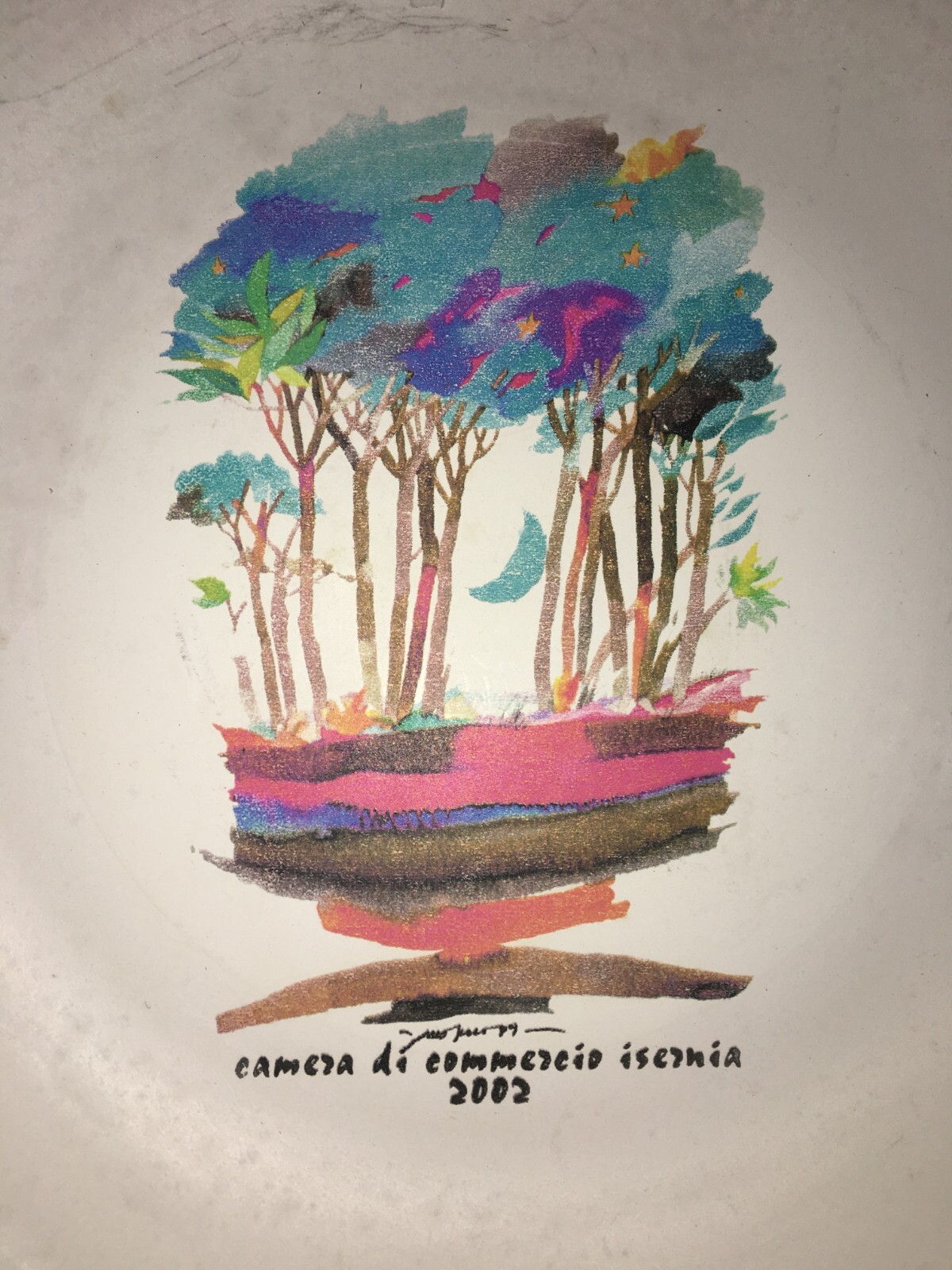 Molise, Isernia. Piatto Decorativo Commemorativo 75 Giorni Di Buona Cucina Molisana, 2002
