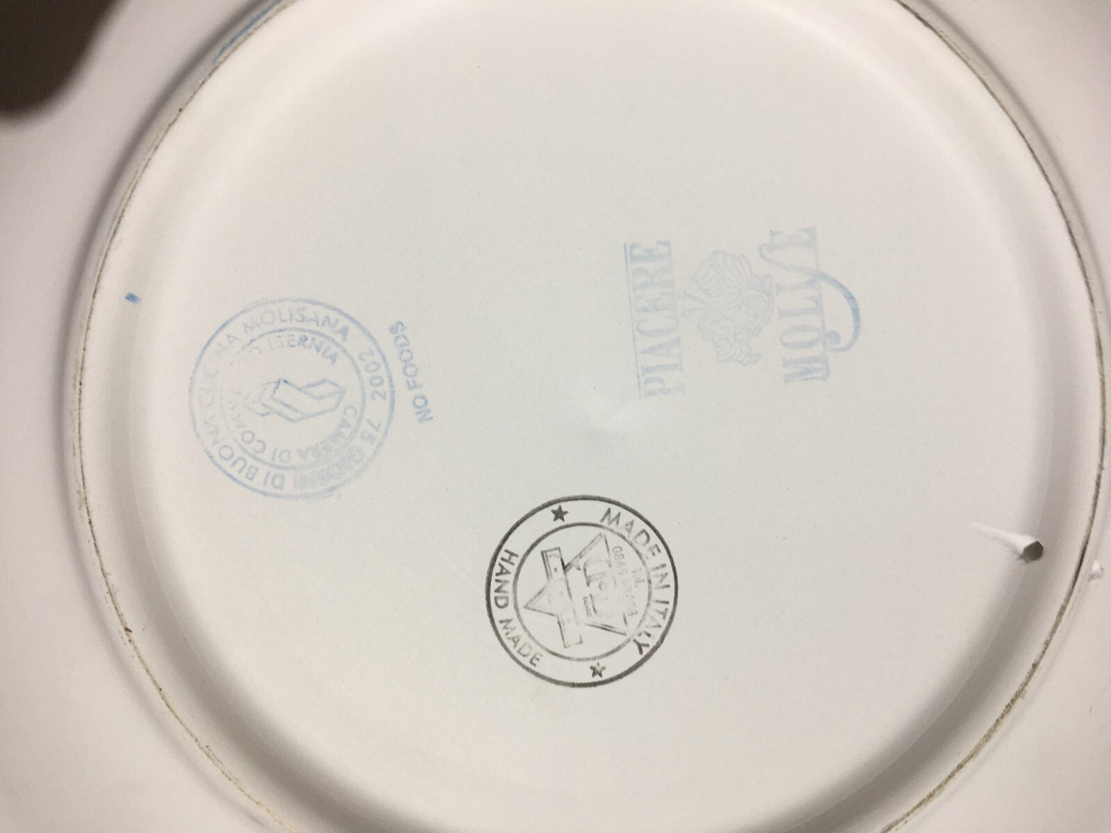 Molise, Isernia. Piatto Decorativo Commemorativo 75 Giorni Di Buona Cucina Molisana, 2002