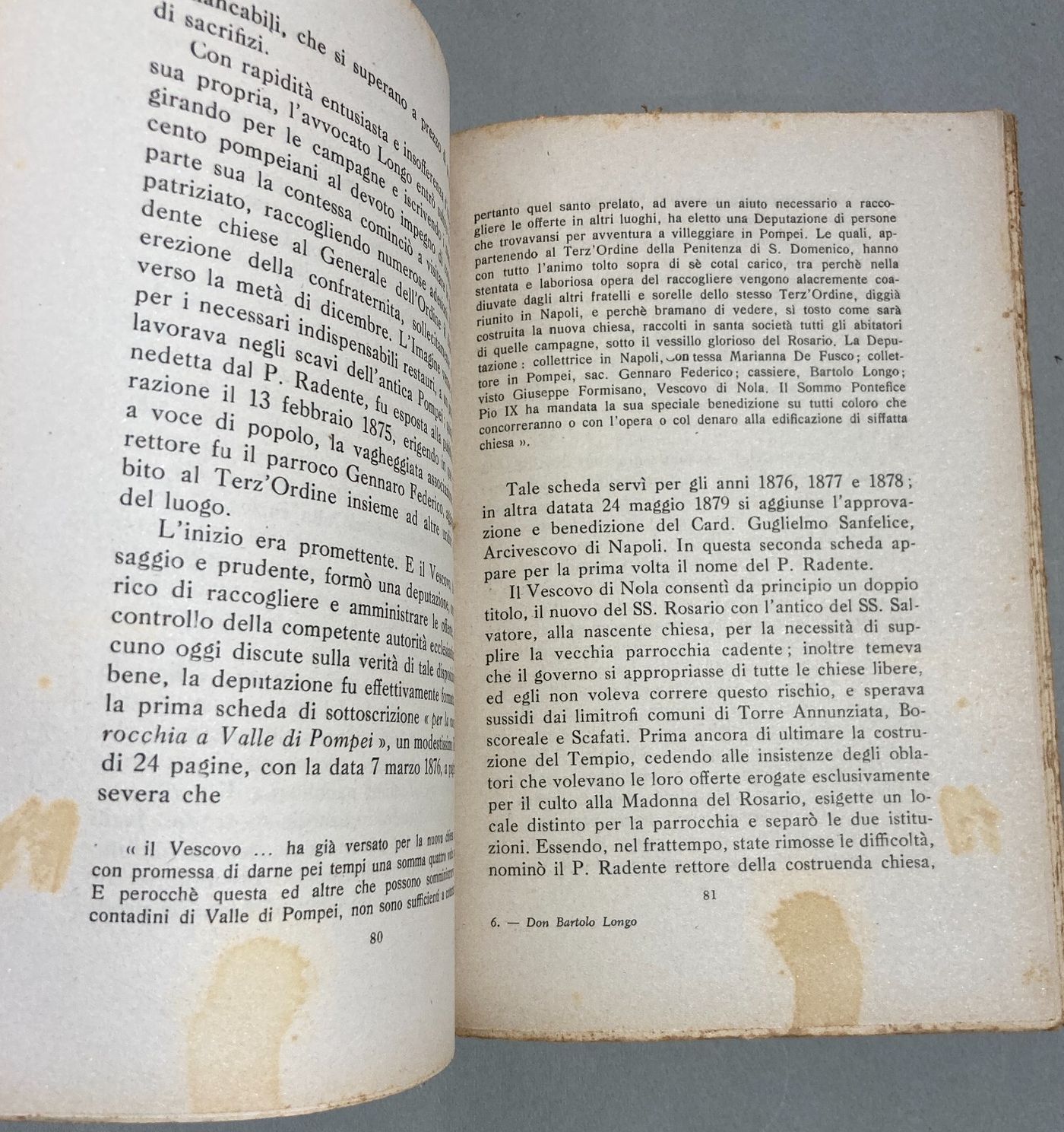 Napoli, Pompei, Nola: Bartolo Longo. Biografia Di Pier Marino Frasconi. Storia Del Santuario Di Pompei