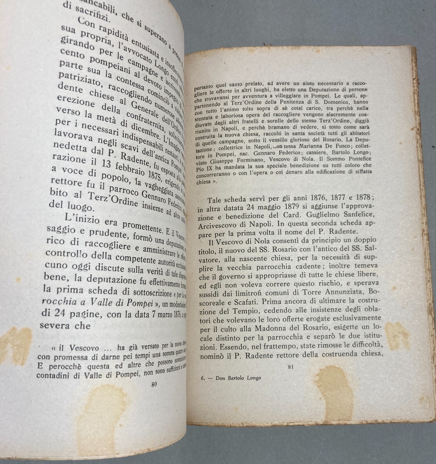 Napoli, Pompei, Nola: Bartolo Longo. Biografia Di Pier Marino Frasconi. Storia Del Santuario Di Pompei