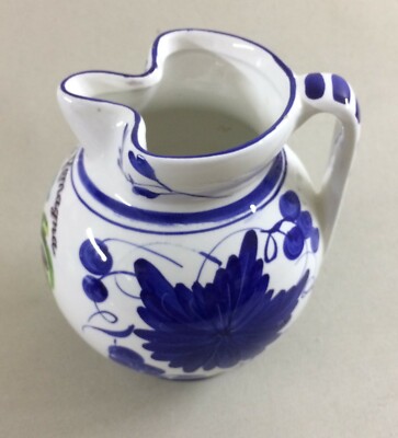 Ceramica Decorativa   Boccale Decorato Con Gallo   Pubblicità Flamigni   Romagna